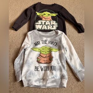 Star Wars "The Child" Graphic Sweatshirts Set 3T